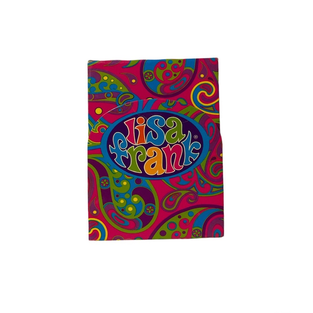 Lisa Frank Mini Notepad Y2K Pink Paisley Stationery Self Closure Memo Pad